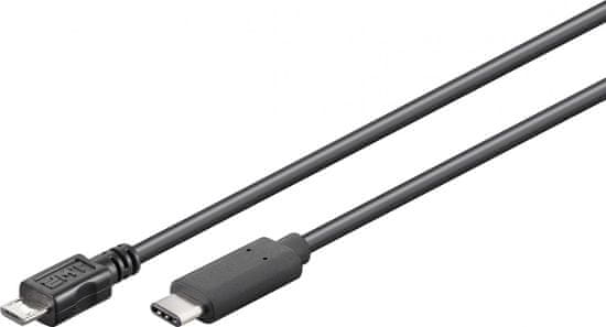 Goobay kabel USB-C - micro USB 0,6 met