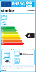 Simfer električni štedilnik 4043 SERBB