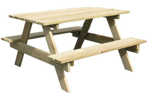 TRIGANO Piknik-lesena mizica - Odprta embalaža