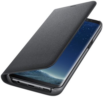 Samsung LED preklopna torbica za Samsung S8 Plus, črna