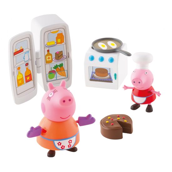 TM Toys Pujsa Pepa kuhinjski set + 2 figurici