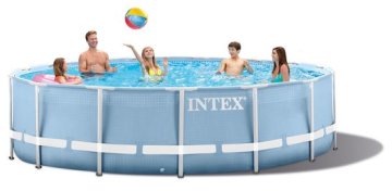 Intex bazen Prism Frame Set 366 x 76 cm, s kartušno črpalko (28712NP)