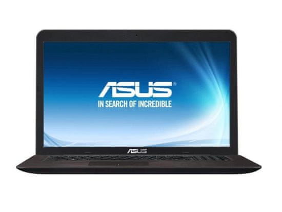 ASUS prenosnik K756UQ-T4221T FHD i5-7200U/8G/256GB+1TB/17,3FHD/940MX/Win10Home (90NB0C31-M02400)