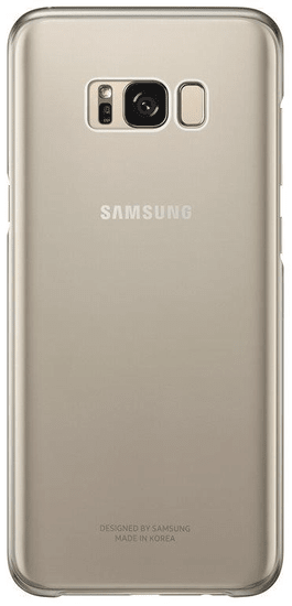 Samsung ovitek Clear View za Galaxy S8 Plus, prozorno zlat (EF-QG955CBE)