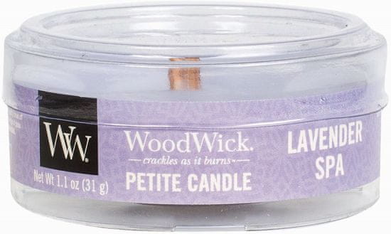 Woodwick sveča Petite, Lavender Spa (66492)