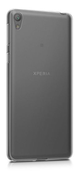 Ultra tanek silikonski ovitek za Sony Xperia XZ, prozorno črn