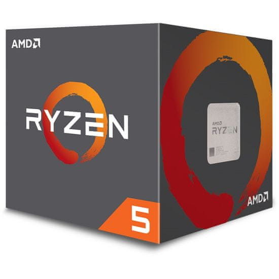 AMD procesor Ryzen 5 1400 s hladilnikom Wraith Stealth 65W (YD1400BBAEBOX)
