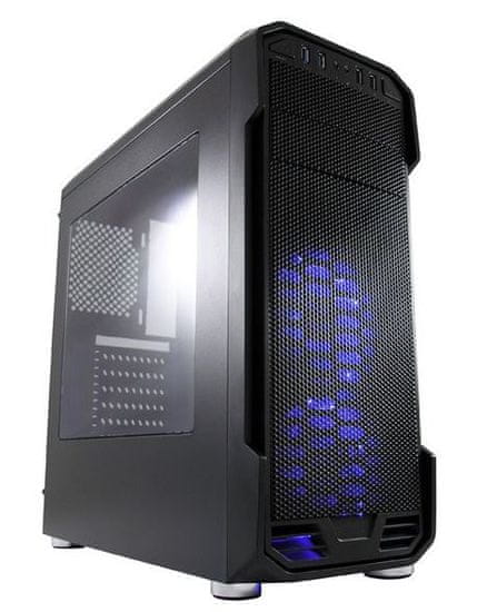 LC Power Gaming ohišje 984B DragonSlayer, Midi Tower, ATX USB 3.0, črno - Odprta embalaža