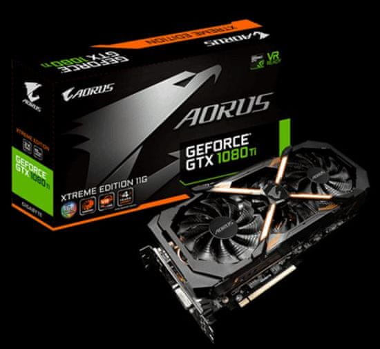 Gigabyte grafična kartica GeForce GTX 1080 Ti Aorus Extreme, 11GB GDDR5X (GV-N108TAORUS X-11GD) - Odprta embalaža