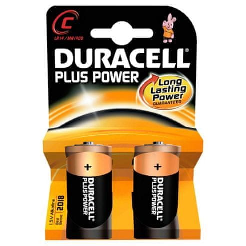 Duracell alkalne baterije Plus Power MN1400 C - LR14, (2 kosa)