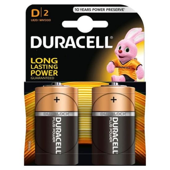 Duracell alkalne baterije MN1300 D - LR20 (2 kosa)