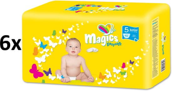 Magics plenice Easysoft 5 Junior (11-25 kg) Megapack 252 kosov (6x42 kosov)