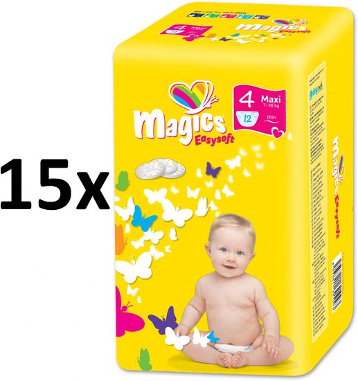 Magics plenice Easysoft Maxi 4 Multipack (7-18 kg) 180 kosov