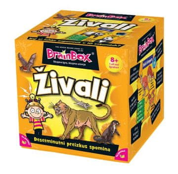 BRAINBOX družabna igra Živali 8+