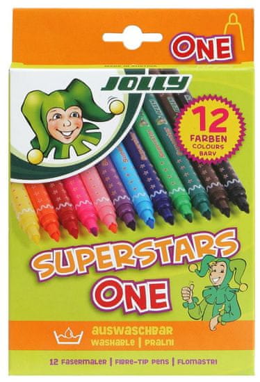 Jolly Flomastri SuperStar 12/1 kartonska embalaža