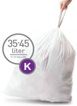 Simplehuman vreče za smeti tipa K (35 - 45 l), 60 kosov
