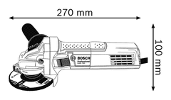 BOSCH Professional kotni brusilnik GWS 750-125 (0601394001)