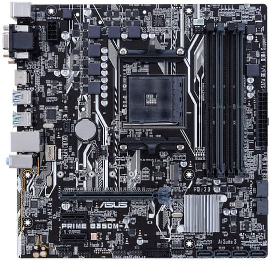 ASUS osnovna plošča MB PRIME B350M-A, AMD AM4, DDR4, mATX