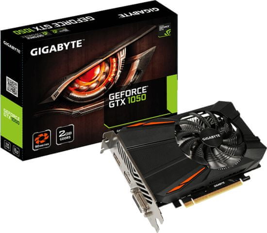Gigabyte grafična kartica GeForce GTX 1050 D5 2G, 2GB GDDR5 - Odprta embalaža