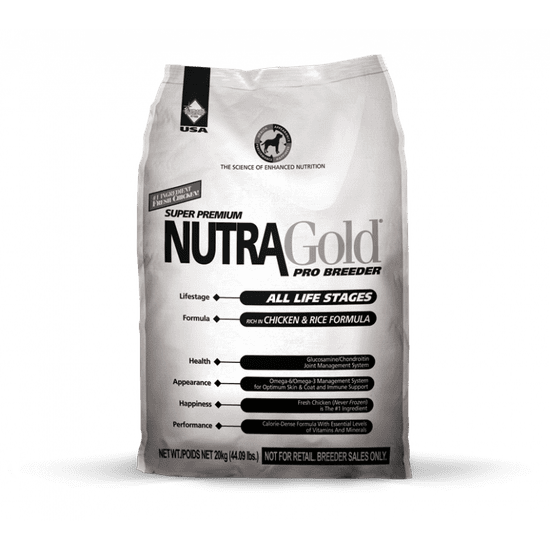 Nutra Gold hrana za pse, Breeder Bag, 20kg - Odprta embalaža