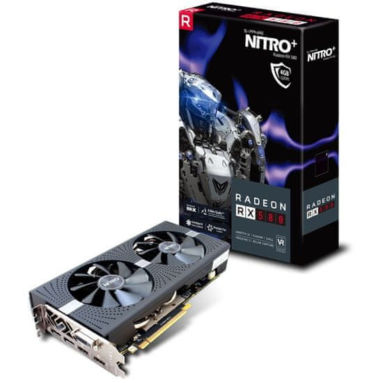 Sapphire RX 580 grafična kartica OC 8GB GDDR5 PCI-E Nitro+ lite - Odprta embalaža