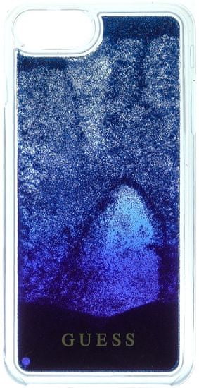 Guess ovitek za iPhone 7, Glitter Hard Blue
