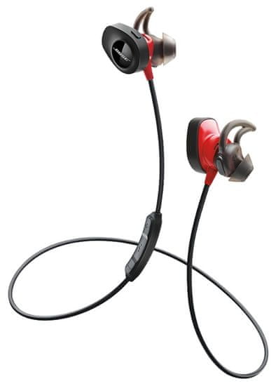 Bose brezžične slušalke SoundSport Pulse, rdeče