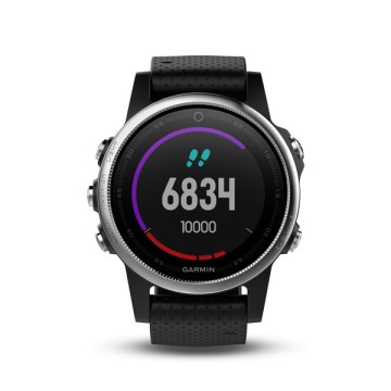 Garmin športna ura Fenix 5s Silver, črna
