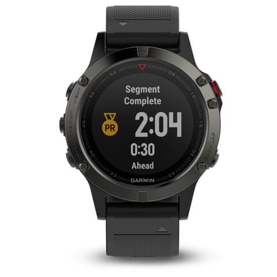 Garmin športna ura Fenix 5 Grey, črna