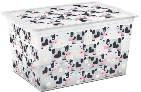 Kis škatla za shranjevanje C-Box Cute Animals, XL, 50 l