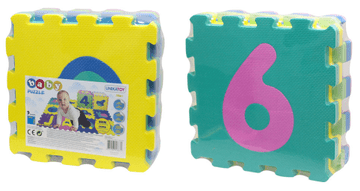 Unikatoy penaste puzzle Baby 24917, številke, 9 kosov