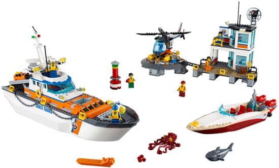 LEGO City Coast Guard 60167 Baza obalne straže - Odprta embalaža