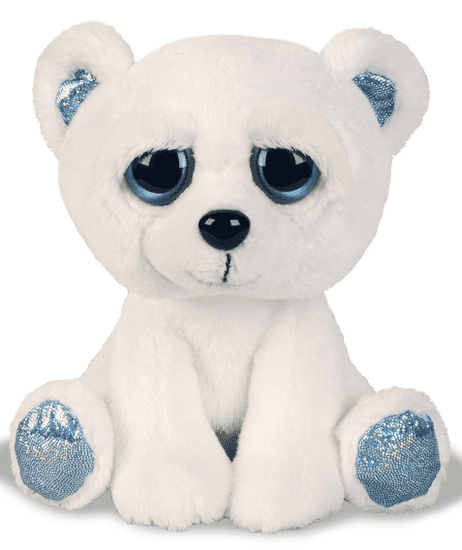 Suki plišasti svetleči polarni medvedek, 21 cm