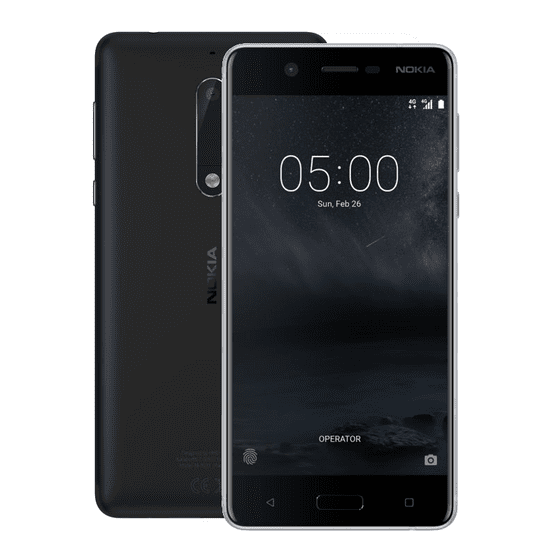 Nokia GSM telefon 5 Dual Sim, črn