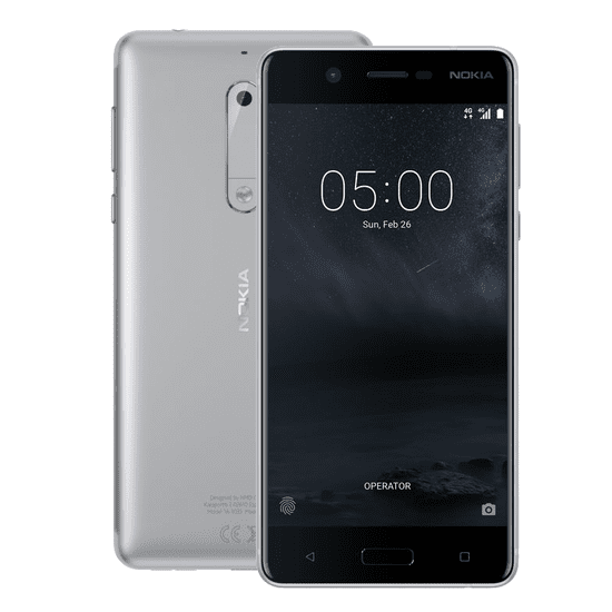 Nokia GSM telefon 5 Dual Sim, srebrn