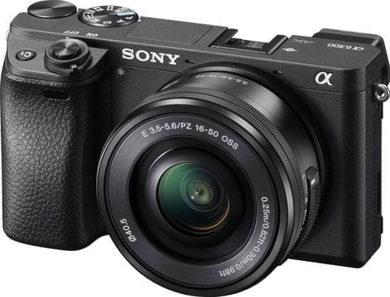 Sony fotoaparat ILCE6300LB komplet z objektivom SEL 16-50