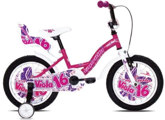 Capriolo otroško dekliško kolo BMX Viola 16'', pink