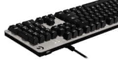 Logitech G413 gaming mehanska tipkovnica, Romer-G, srebrna (920-008476)