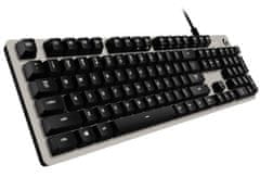 Logitech G413 gaming mehanska tipkovnica, Romer-G, srebrna (920-008476)
