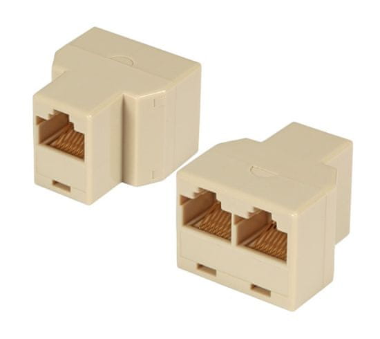 RJ45 adapter triplex 2ž x 1ž EFB