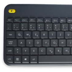 Logitech tipkovnica K400 Plus Wireless, Unifying, črna, SLO - Odprta embalaža