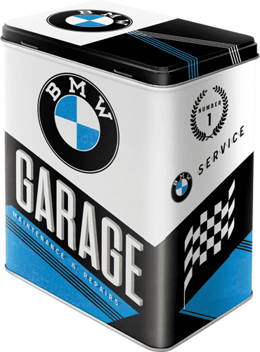 Postershop pločevinasta posoda BMW Garage