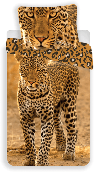Jerry Fabrics posteljnina Leopard