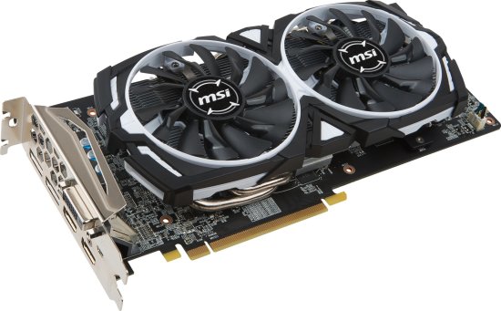 MSI grafična kartica Radeon RX 580 Armor 8GB GDDR5 OC