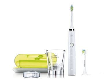 Philips Sonicare set električna ščetka Diamond Clean White HX9332/04 + prha Airfloss Ultra White HX8331/01
