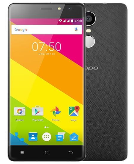 Zopo pametni telefon Color F5, 5,0'', 4G LTE, črn + zaščitno steklo
