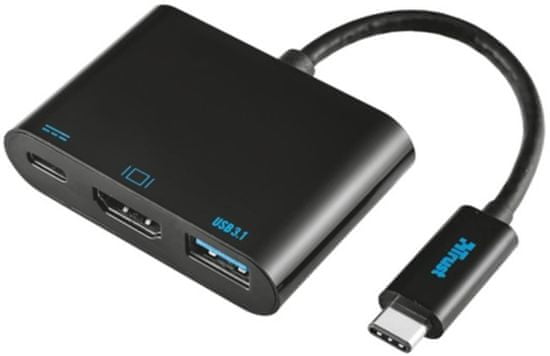 Trust adapter Multiport USB-C, USB 3.1 Gen 1, HDMI