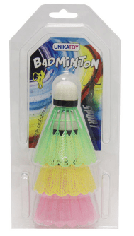 Unikatoy badminton žogice 3 kosi, BL.24747