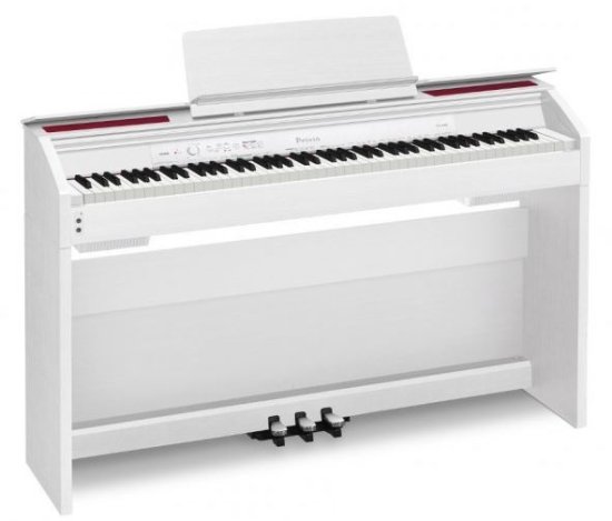 Casio prenosni elektronski klavir PX-860, bel
