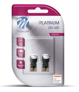 M-Tech žarnica LED W5W 12V CANBUS 1xHP OSRAM LED, bela